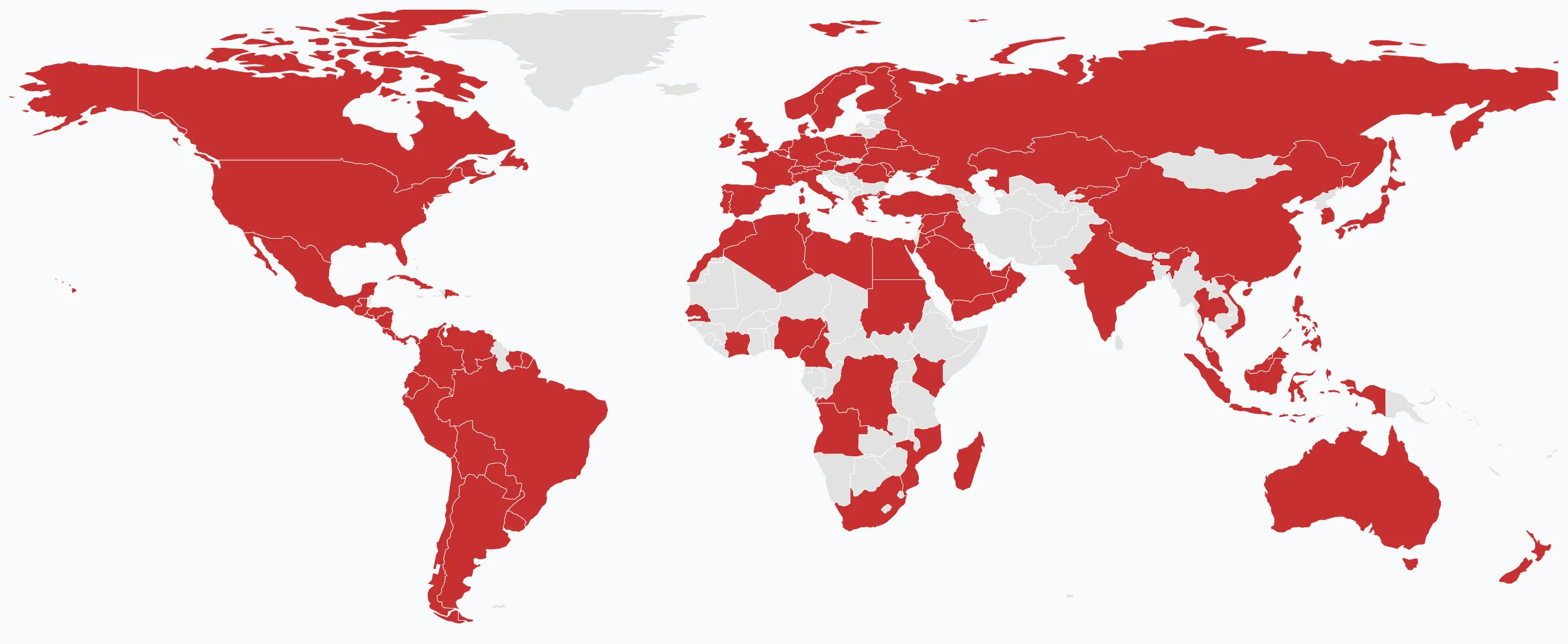 Language Coverage — 89 countries